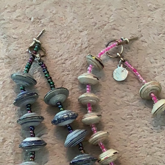 Beads for Life 20” large toggle necklaces UGANDA Africa beautiful - Picture 2 of 6